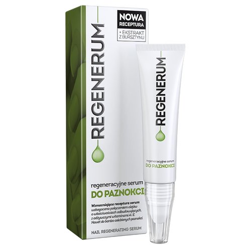 Regenerum - Regenerating Nail Serum - Strengthens, Nourishes, Protects, Reduces Discoloration, Softens Cuticles and Promotes Healthy Growth - 5ml