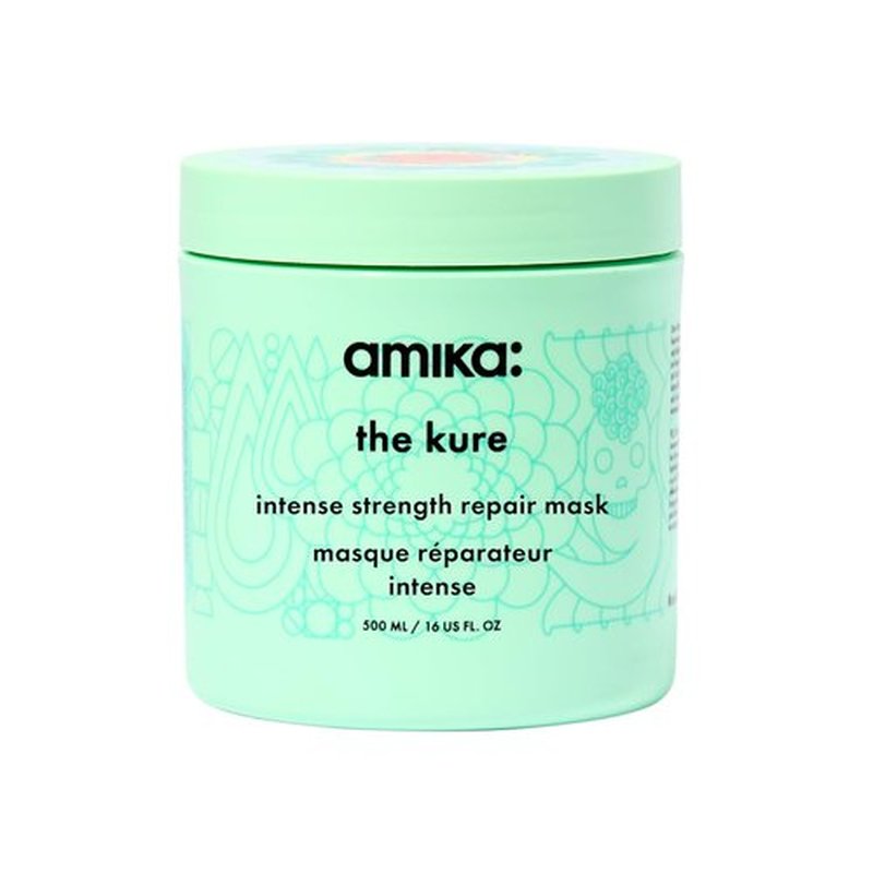 Amika The Kure Intense Strength Repair Mask - Deep Conditioning for Damaged Hair | 8.5 oz