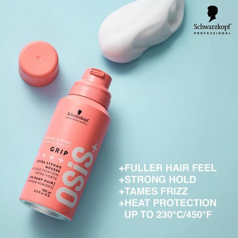 OSiS+ Travel Hair Styling Kit | Dust It Mattifying Volume Powder & Grip Extreme Hold Mousse