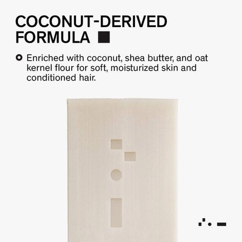 Bravo Sierra Body and Hair Mens Soap Bar, 2-Pack - All-In-One Shampoo & Soap for Face, Hair & Body - Sandalwood & Fig, 7 oz - Coconut, Shea Butter & Oat Flour for Soft Skin & Healthy Hair