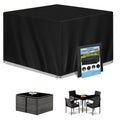 Wanocean Patio Furniture Covers Waterproof, 55x55 Outdoor Furniture Cover with Storage Bag, Outdoor Table and Chair Cover for Rain, UV, Snow and Dust（55" L x 55" W x 35" H）
