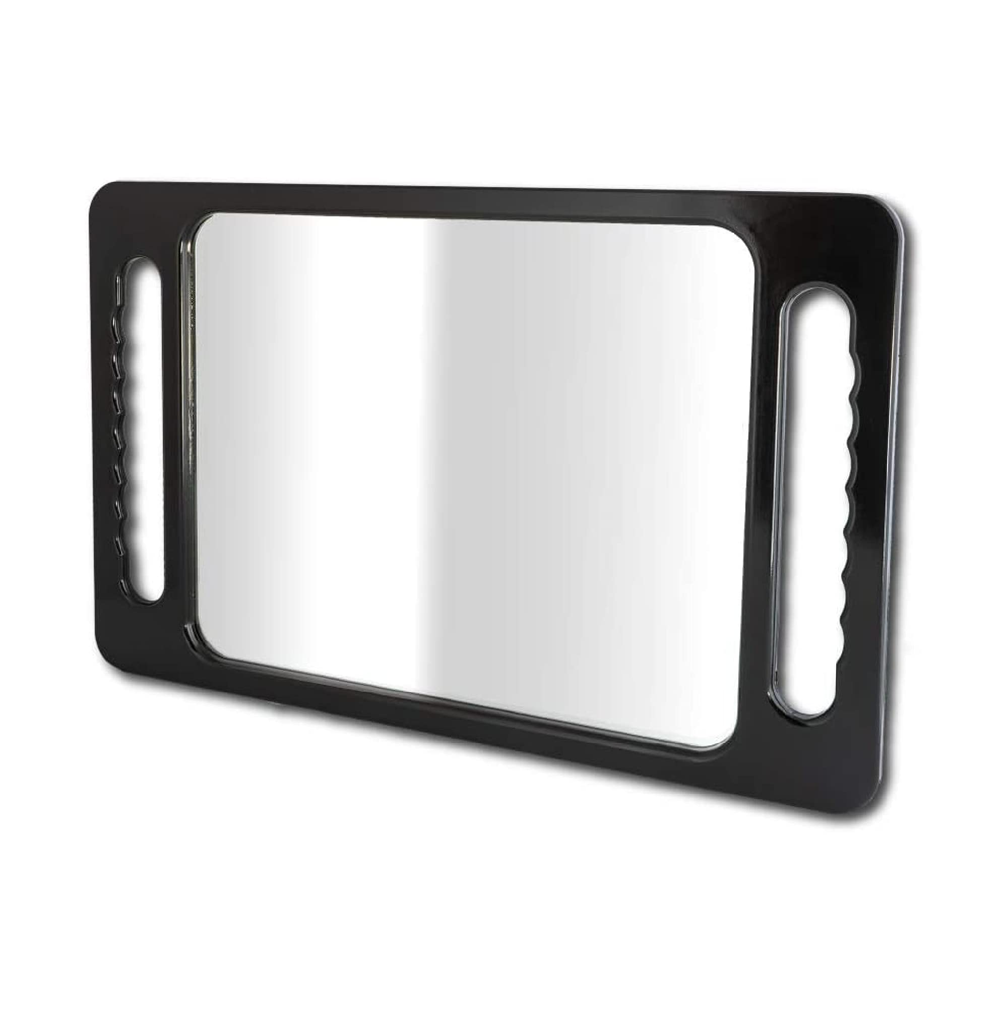 BarberMate® Plastic Tray Mirror with Handles for Barbers and Stylists