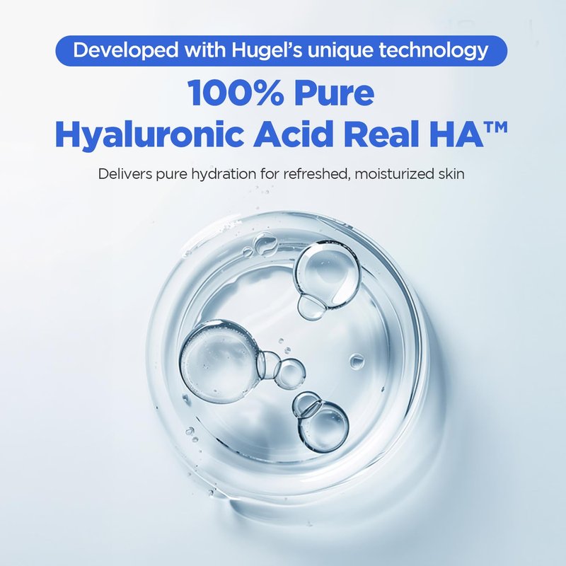 WELLAGE Real Hyaluronic Watery Glow Sunscreen Double Set SPF50 - Broad Spectrum UV Protection with 6 Types Hyaluronic Acid, No White Cast, K-Beauty Face Sunscreen, 1.69 fl.oz x 2 Pack