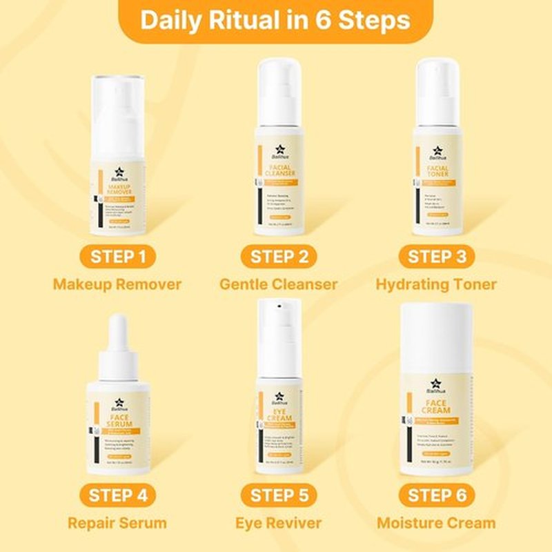 Skiennix Snail Mucin Facial Skin Care Set - Travel Size Gift Kit for Women & Teens | Perfect for Birthdays & Holidays