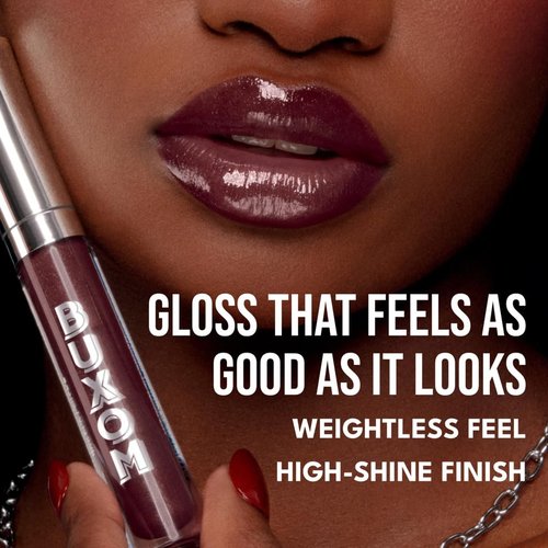 Buxom Full-On Plumping Lip Polish - Tinted Lip Plumper Gloss with Peptides & Vitamin E | Nourishing High Shine Formula