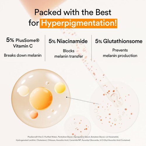 Abib Glutathiosome Dark Spot Serum Vita drop 1.69 fl.oz. | Korean Skincare, Dark Spot, Hyperpigmentation Treatment | Serum for Sensitive, Uneven Skin