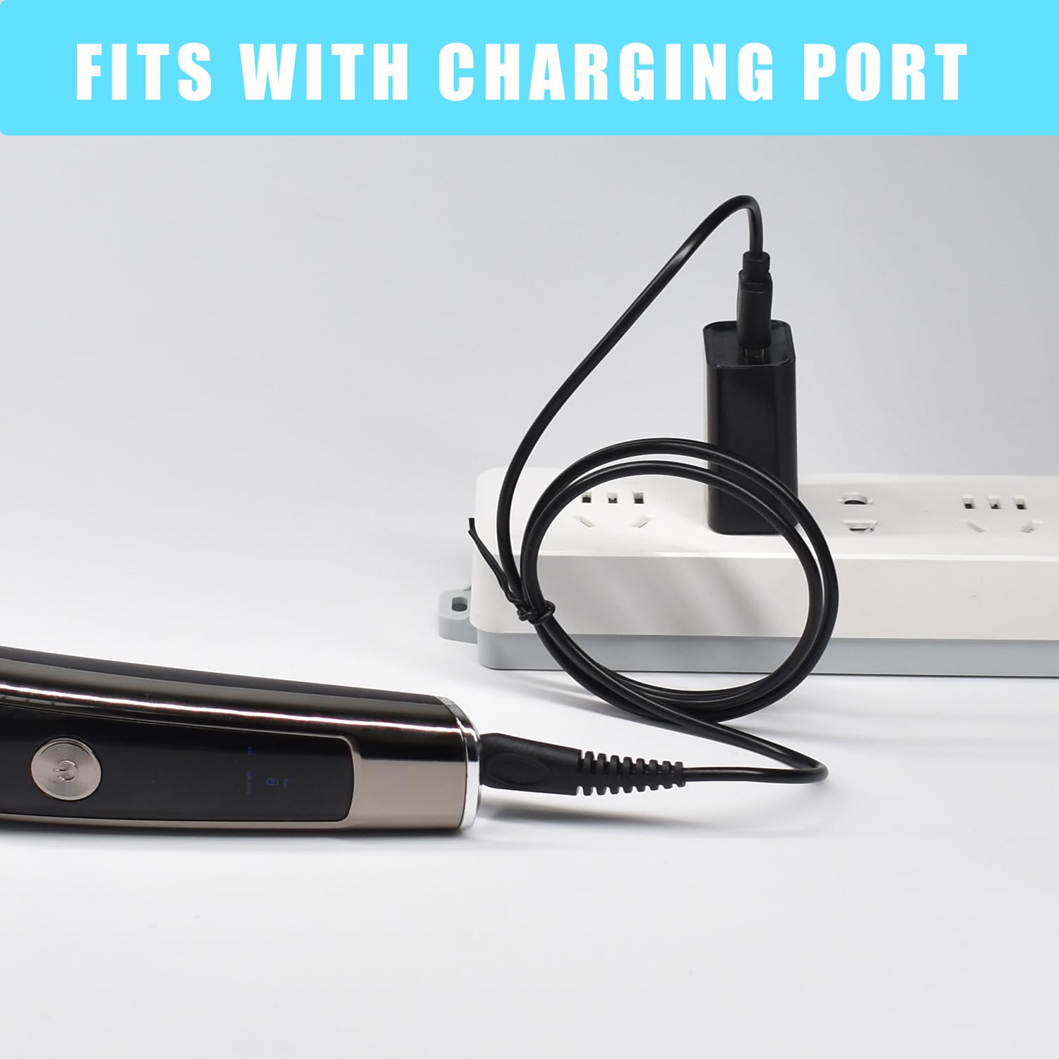 Pinkind Charger Cord Compatible with Brightup FK-8688T/FK-8788T Beard Trimmer All-in-one Multifunctional Grooming kit Hair Clippers USB Charging Cable