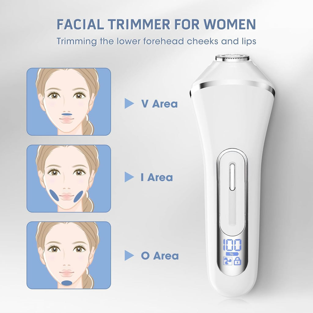 NWUNJ Electric Razors for Women Whole Body: 7 in 1 Hair Removal Kit，Rechargeable Body Shaver - Wet Dry Hair Remover - Trimmer for Lady Face Underarms Public