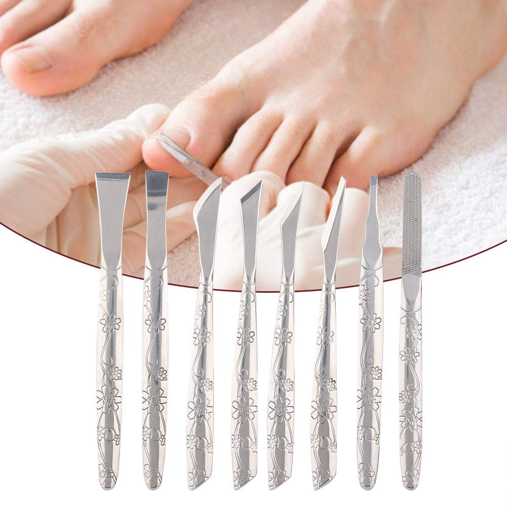 Watris Veiyi 8PCS Foot Shaver Pedicure Tool for Women Men Care Feet