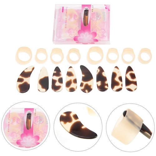 Guzheng Nail Protectors Silicone Finger Covers for Guzheng Practice and Learning Comfortable Durable Nail Guards for Players
