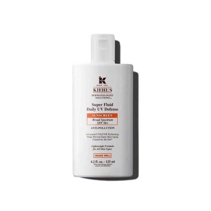 Kiehl's Super Fluid UV Defense Sunscreen SPF 50+ - Lightweight, Matte Finish, UVA/UVB Protection, Non-Comedogenic