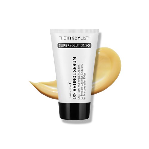 The INKEY List SuperSolutions 1% Retinol Serum for Face and Neck, Helps with Scar, Wrinkle and Skin Tone Appearance for Healthy-Looking Skin, 1.01 fl oz