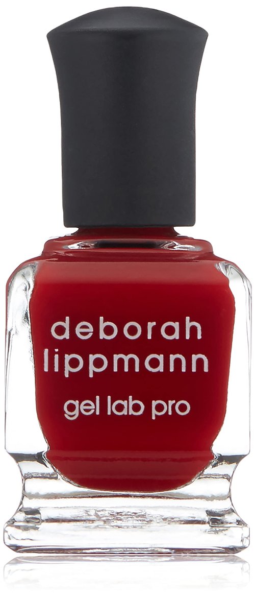 Deborah Lippmann Gel Lab Pro Nail Polish Treatment Enriched for Health, Wear, and Shine No Animal Testing, 21 Free, Vegan Red and Purple Colors