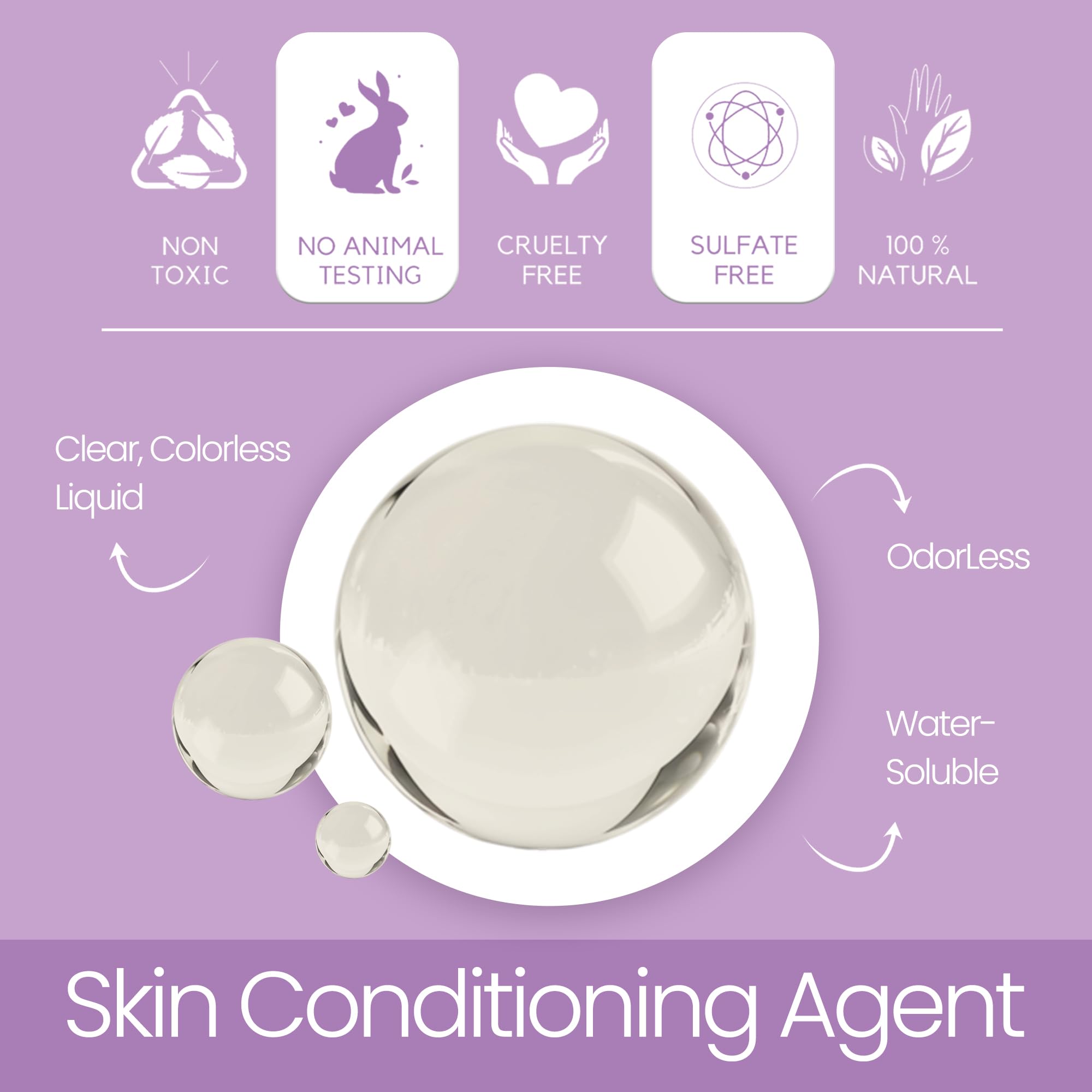 Cocamidopropyl Betaine 64 Ounce / 1.8 kg -100% Pure Coco Betaine Natural Surfactant Liquid Premium Organic Compounds Derived from Coconut Oil DIY Cosmetics Skincare by Talsen Chemicals