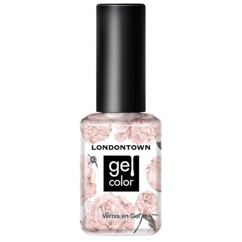 LONDONTOWN Gel Nail Polish - Long-Lasting, Chip-Resistant Glossy Shimmery Natural Beige Brown, 12ml