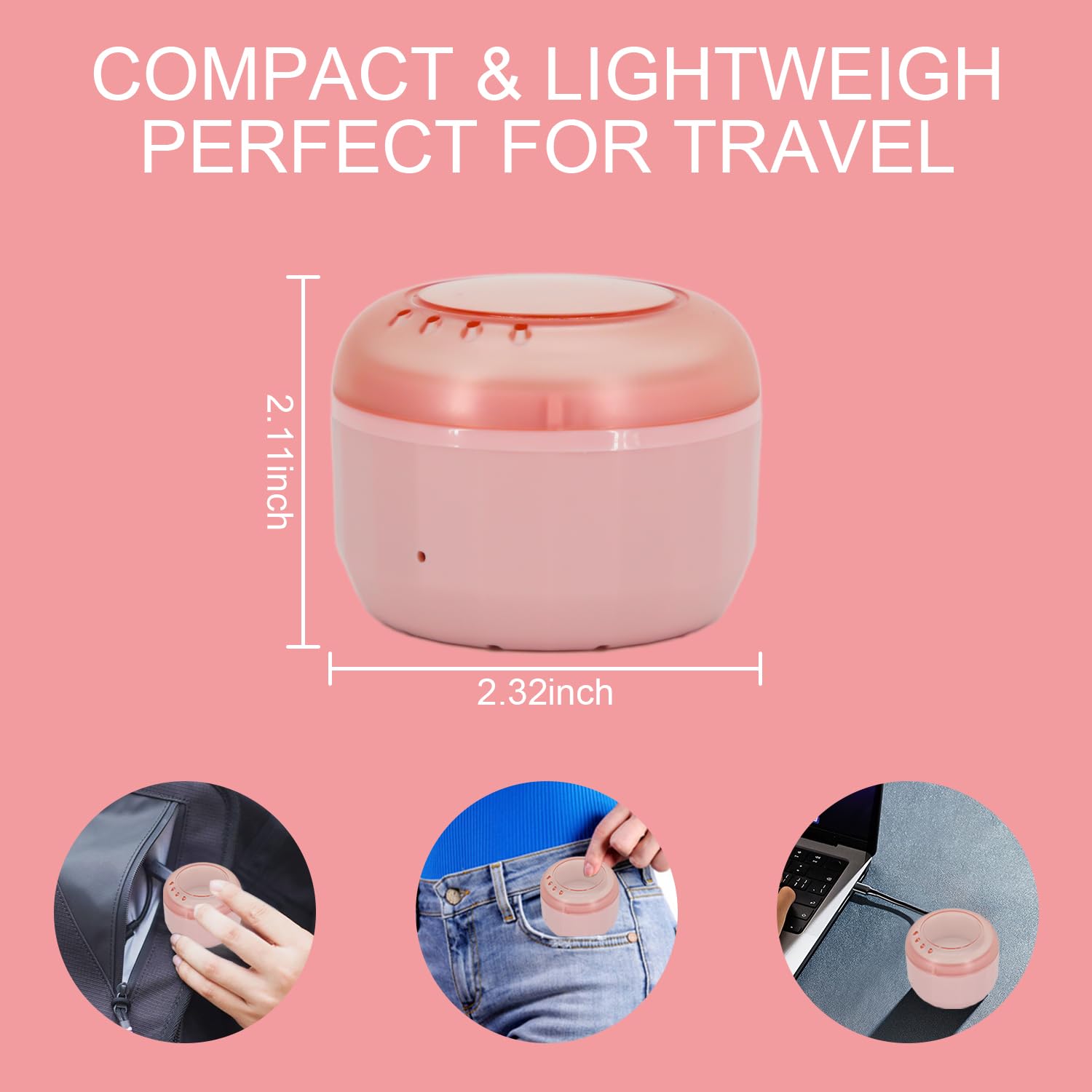 Nose Wax Kit for Men – 50g Nose & Ear Hair Removal Wax, USB Fast Heat, Smart Temp, 10 Sticks, Painless & Easy Grooming Kit with Full Accessories (Pink)