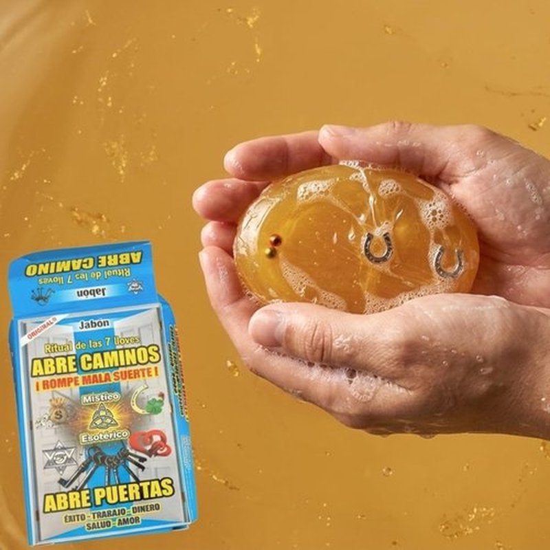 Road Opener bar soap, Jabon Abre Caminos, use it to attract new opportunities in life, jabon esoterico