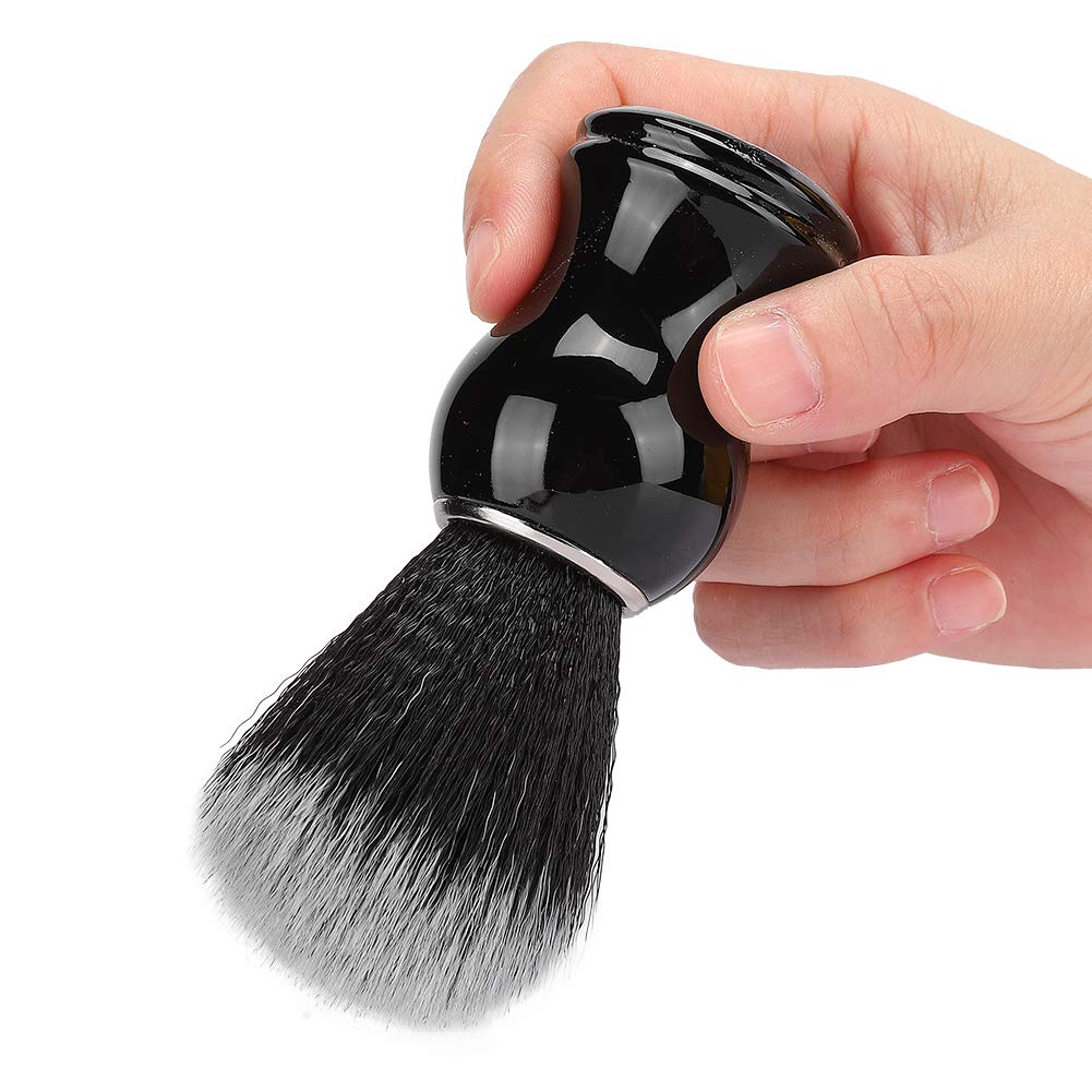 Men's Shaving Brush Set, 3 in 1 Kit with Hair Shaving Brush Soap Bowl Acrylic Holder Stand Home Barber Gift