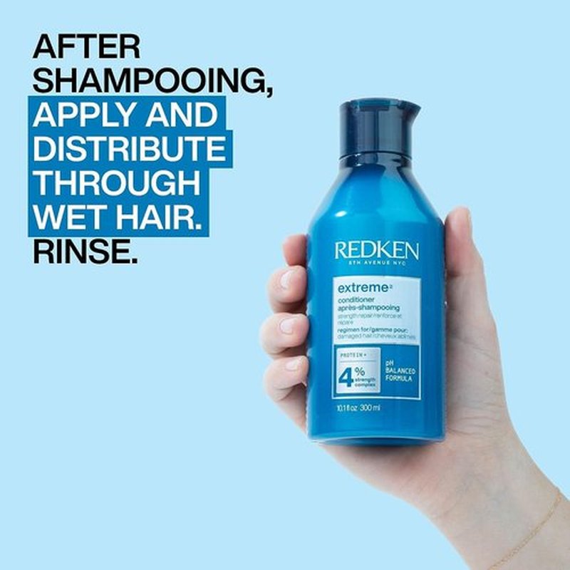 Redken Extreme Conditioner - Strengthen & Protect Damaged Hair with Protein Infusion | 33.8 oz