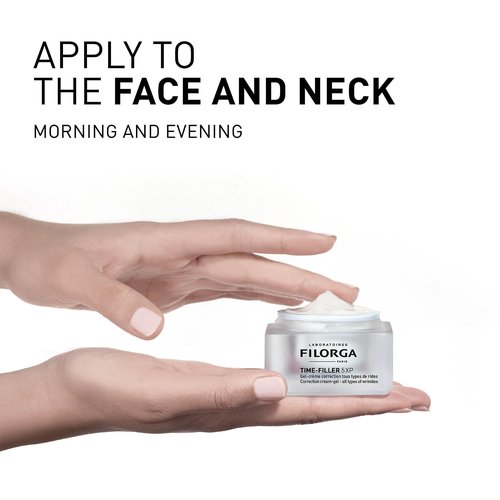 Filorga NEW Time-Filler 5-XP Anti-Wrinkle Cream Gel, Anti Aging Cream to Target 5 Types of Wrinkles, 1.69 fl. Oz
