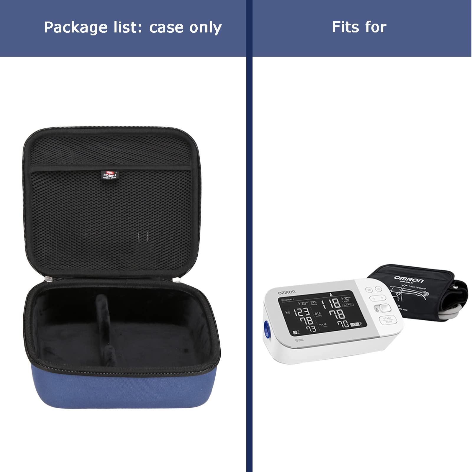 FBLFOBELI Hard Case for OMRON Platinum BP5450 BP5465 Blood Pressure Monitor