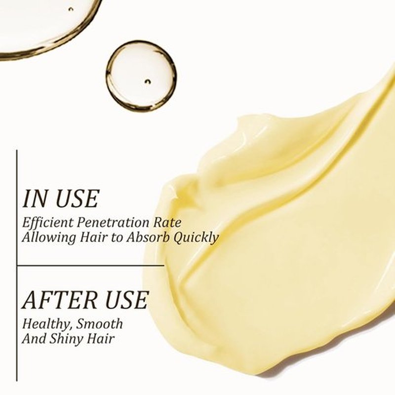 Tgideas Hydrating Collagen Hair Mask - Deep Repair Treatment for Dry, Damaged Hair | 8.45 Oz