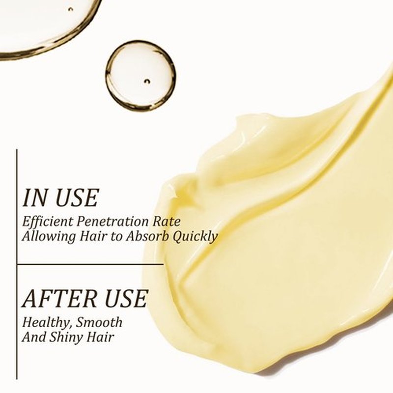 Tgideas Hydrating Collagen Hair Mask for Dry Damaged Hair-Deep Repair Conditioning Treatment Hair Smooth Masque for All Hair Types 8.45 Oz
