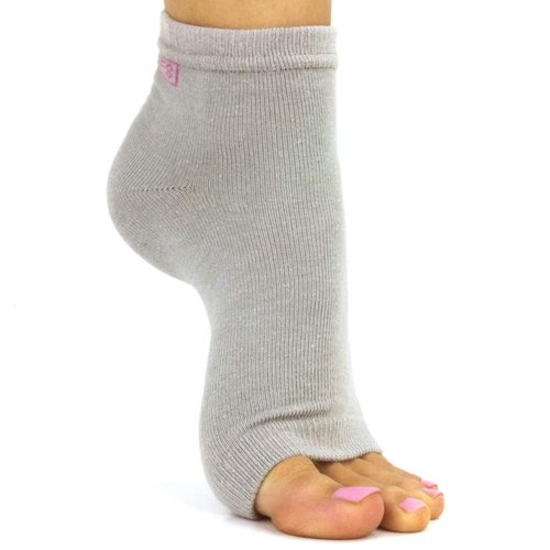 Freetoes Toeless Socks- 3 pairs. 2-Black, 1 Two Tone
