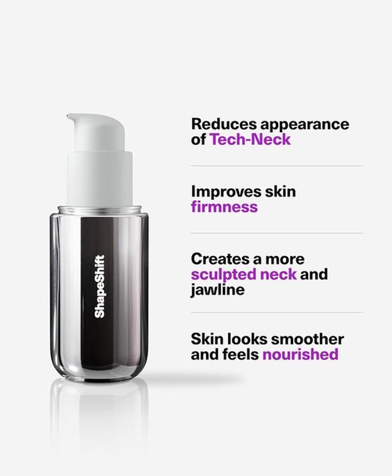 SickScience ShapeShift Jaw & Neck Firming Serum - Double Chin Reducer & Face Tightening Treatment, 1.7oz