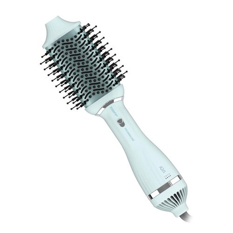 Taiff Blow Dryer Brush | 2 in 1 Hot Air Brush and Hair Dryer with Tourmaline and Ionic Technology | 1200W Fast Drying DC Motor | Removable Head | Hair Styling Tool for Smooth Frizz Free