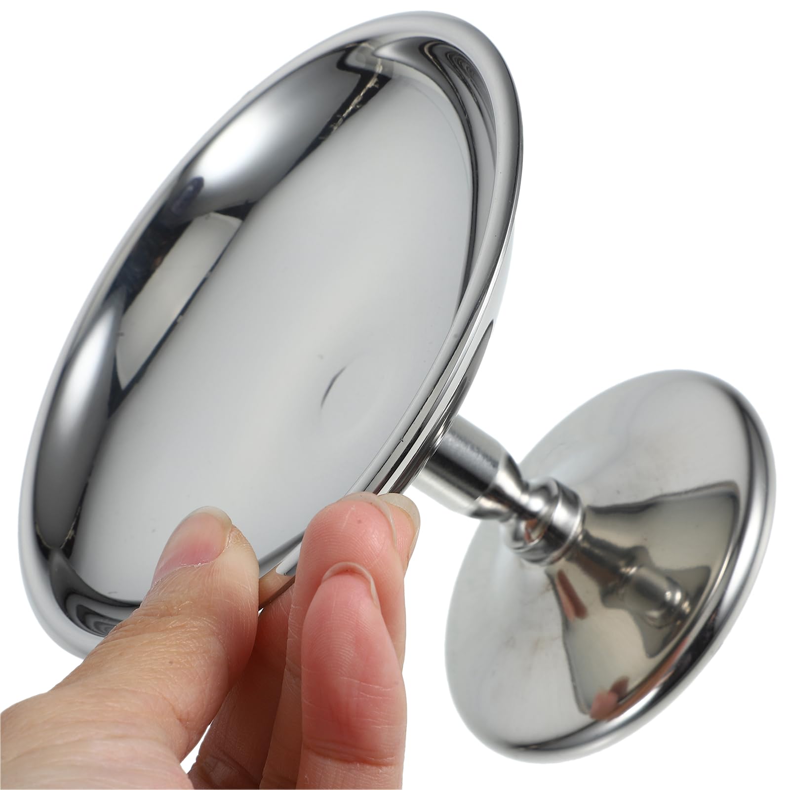 Angoily 3Pcs Mini Ice Cream Cup, Stainless Steel Dessert Sliver Cup Footed