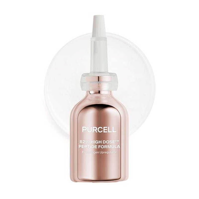 PURCELL 82% High Dose Peptide Formula - Serum with Multicollagen, Peptide for Firmer and Youthful Skin, Light and Gentle Formula, Anti-Aging, 1.01 oz