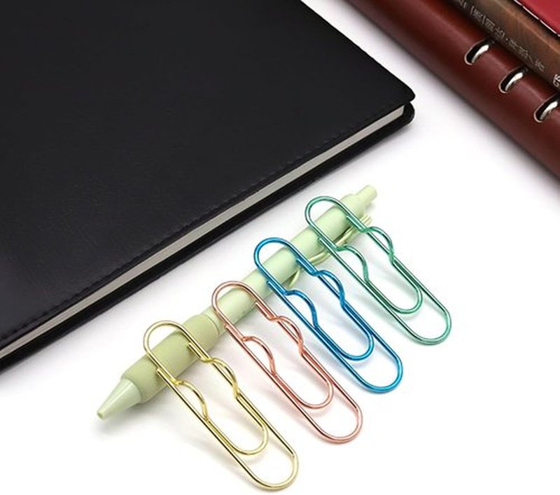 Pen Holder Clips - 12-Pack for Notebooks & Journals | Ideal for Students & Professionals - Assorted Colors