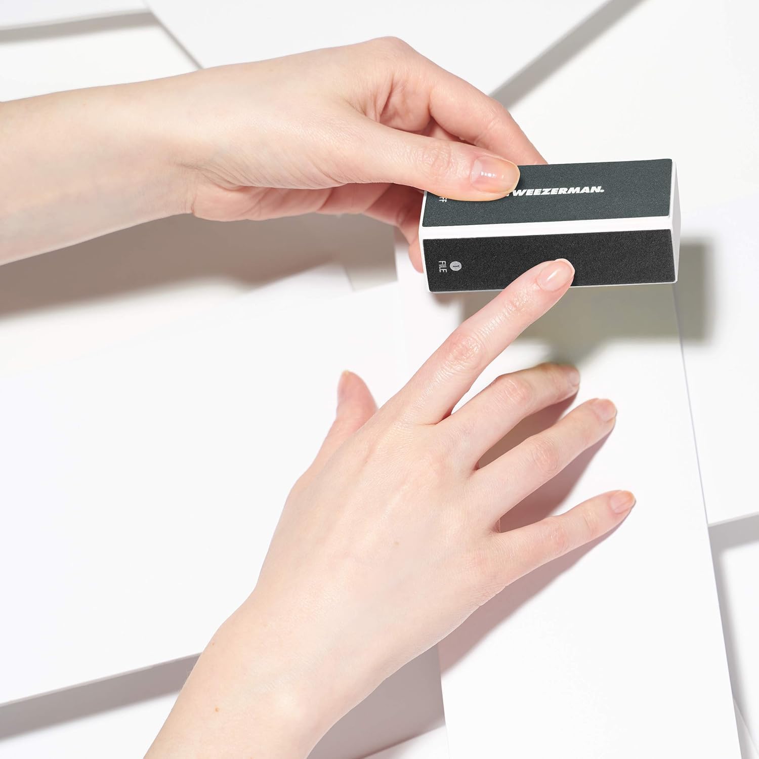 Tweezerman Nail Buffer Blocks Pack of 2 Black