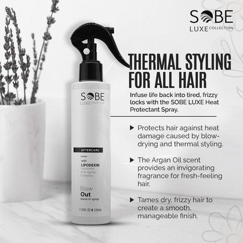 Heat Protectant Spray by [Brand Name] - 8 Fl Oz for Thermal Styling | Frizz-Free, Shiny Hair