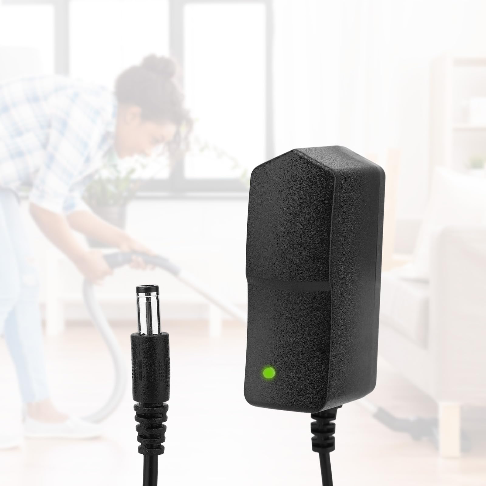 Cordless Vacuum Charger for H016 HA016, 26.5V Powerful Suction Replacement Charger Adapter Compatible with Homeika Stick Vacuum Cleaner Accessories & Parts (Black)