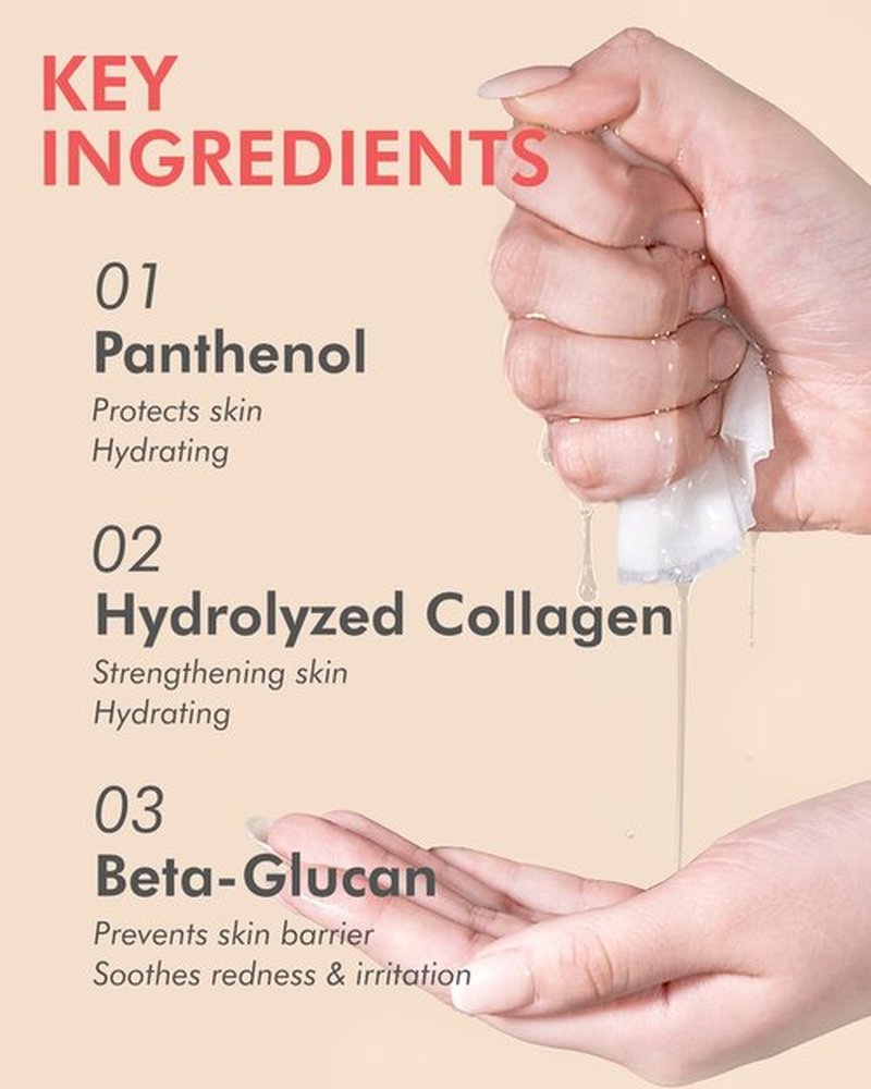 DERMAL Strawberry Collagen Essence Facial Mask Sheet 23g Pack of 10 - Pore Tightening & Sebum Control for Oily Skin, Hydrating Daily Skin Treatment Solution Sheet Mask