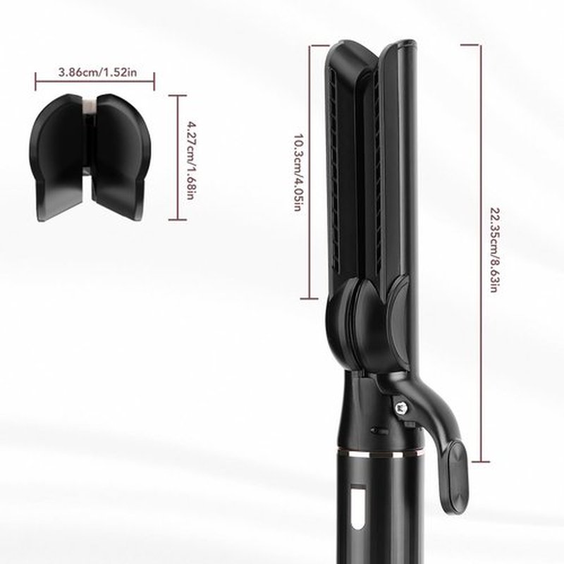 SAZIKA Airflow Smooth Attachment for Shark FlexStyle, Nozzles Attachment for Smooth Hair Style with Less Damage and Breakage for Shark FlexStyle Black