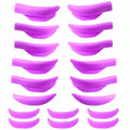 Eyelash Perm Pads Lash Lift Rods Eyelash Lift Shields Silicone Pads 9 Sizes 18 Piece Reusable Soft Lash Lift Pads Shield for Different Length Eyelashes Perfect Lifting (Violets)