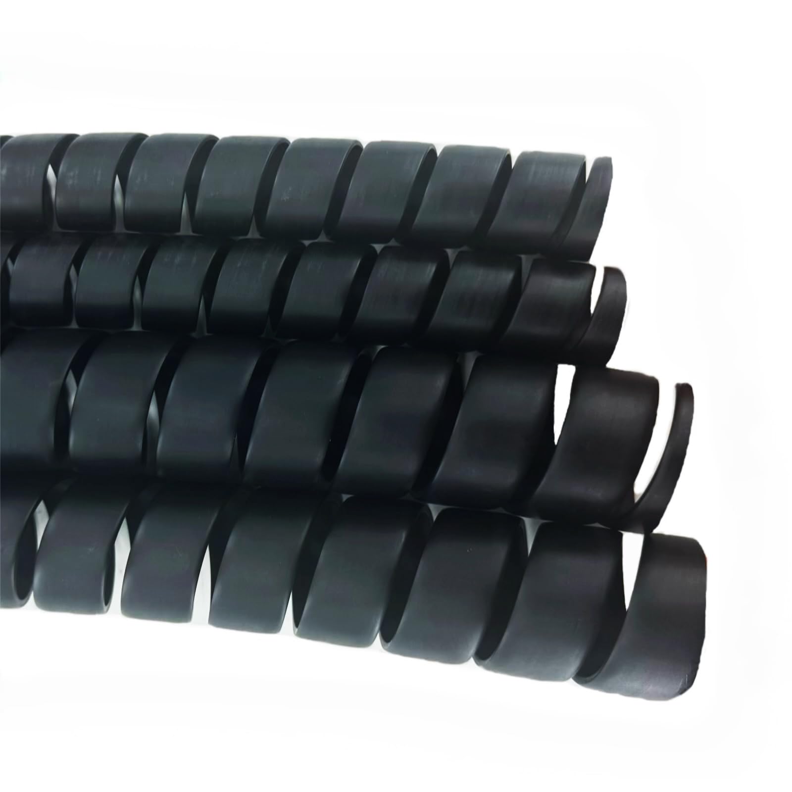 XIENLIU Spiral Wrap Hose Cable Protector - 1.25" OD x 20' Pre-Cut Lengths-Safe Hose Protector to Avoid Wear and Extend Life for Hydraulic Pneumatic Hoses