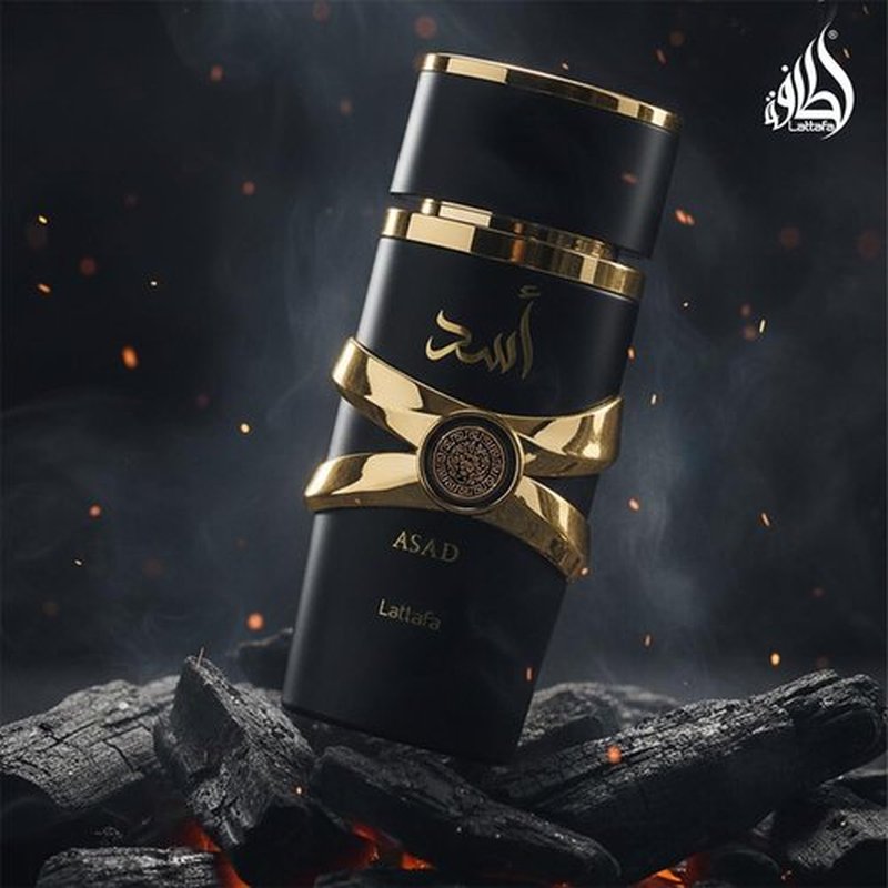 Lattafa Perfumes Asad Eau de Parfum Spray - Unisex Fragrance, 3.4 Ounce | Long-Lasting Scent
