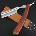 Professional Straight Razor with Strop - Straight Edge Barber Razor Premium Stainless Steel Shaver with Shaving Strop for Men Home & Salon Grooming Using (NO.157)