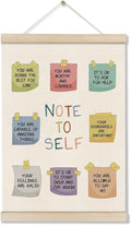 DOI-LANEE Inspirational Mental Health Posters - Motivational Canvas Wall Art Decor 16x12 Inch | Therapy Office Decor
