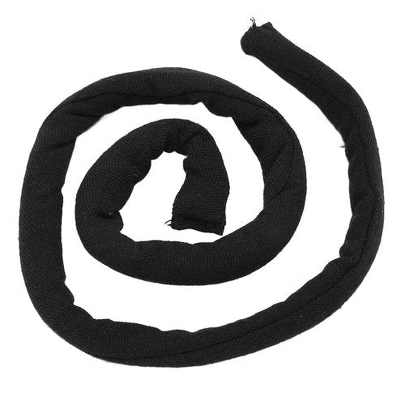 Sonew Spiral Lock Hair Ties for Thick Curly Hair - Bendable Long Dreadlock Ponytail Holders in Sleek Black