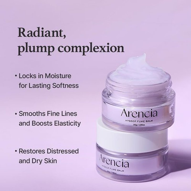 ARENCIA Hyssop Fume Balm - Aroma Multi Balm for Skin Volume, Wrinkle Improvement