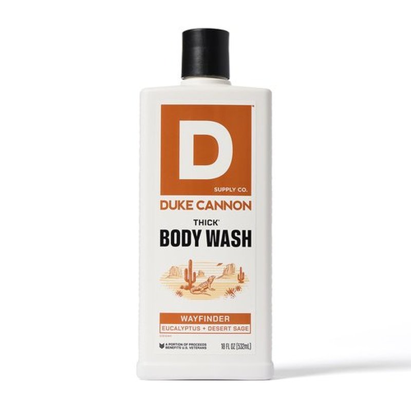 Duke Cannon Supply Co. THICK High-Viscosity Body Wash for Men the Scent Seeker Variety 4 Pack - Premium Ingredients, Plant-Based Thickeners, Superior Lather, Natural Exfoliate, 17.5 Fl Oz (4 Pack)
