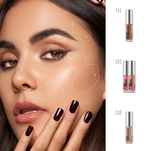 Rodial Bronze Glowlighter 0.2 fl oz, Liquid Cream Bronzer for Luminous Glow, Hydrating Bronzing Drops with Vitamin E & Vitamin C, Pearlescent Contour & Complexion Enhancer