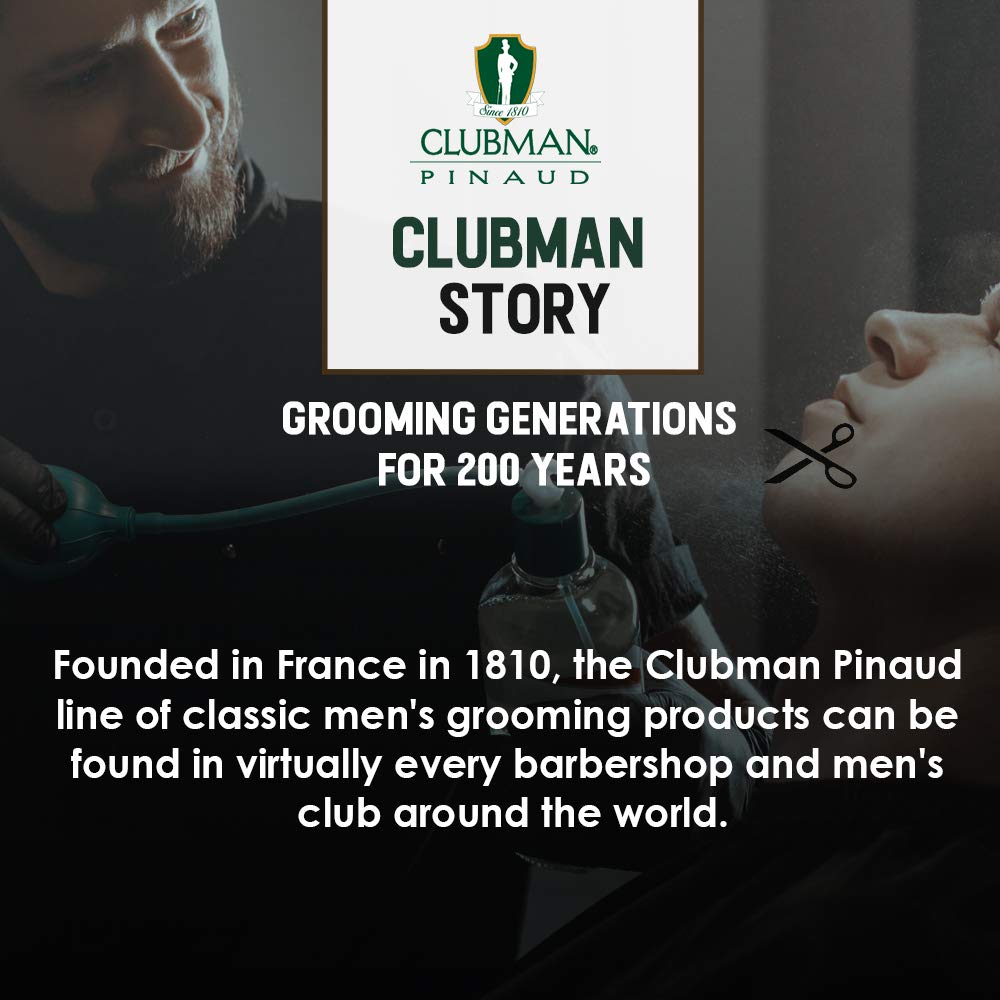 Clubman Pinaud Finest Powder, Classic White Powder for Men, Protection Against Sweat and Body Odor, 9 Oz X 2 Packs