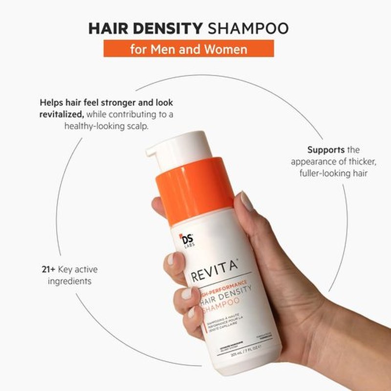 DS Labs Revita Shampoo & Conditioner Kit - Two-Step Scalp Care for Fuller, Volumized Hair | 205 mL, Sulfate-Free