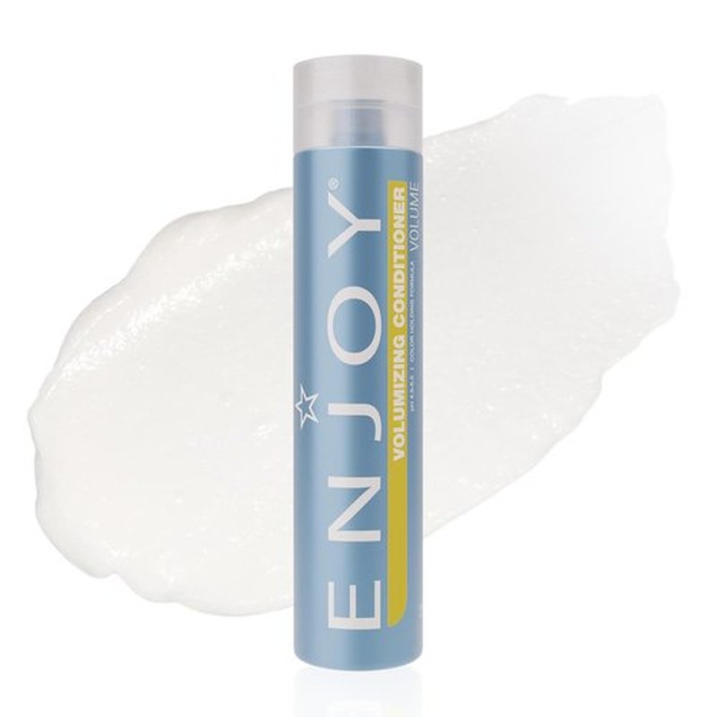 **Enjoy Volumizing Conditioner - Lightweight Moisture & Body for Fine Hair, 10.1 Fl Oz | pH Balanced Shine**